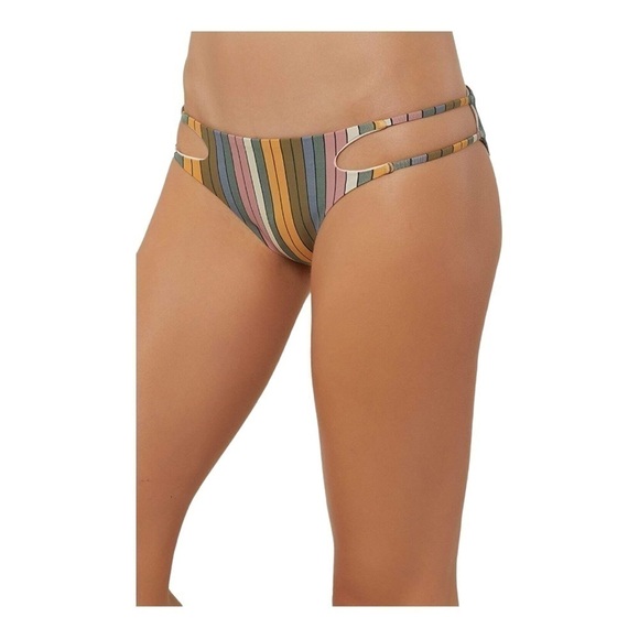 𝅺o’neill LORA CUT OUT PANT MULTI COLOR bikini bottom - Picture 2 of 9